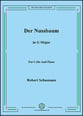 Der Nussbaum,for Cello and Piano P.O.D cover